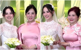Hương Liên cưới con trai cựu chủ tịch hôm nay: Mẹ chồng và mẹ ruột được khen nức nở