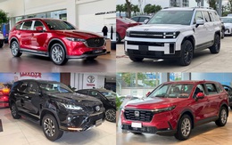 Cầm 1 tỷ đồng mua SUV gầm cao: Santa Fe ưu đãi ‘khủng’ đối đầu chất thực dụng của Fortuner, mu-X và CX-8