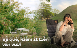 Ở thành phố mệt quá thì về quê