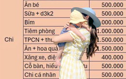 Lương hơn 10 triệu nuôi 1 con nhỏ, bảng chi tiêu tiết lộ điều đáng buồn