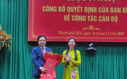 Công bố quyết định của Ban Bí thư về công tác cán bộ  ở TP Huế