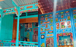 Nhà gỗ miền Tây: Vì sao phải xanh ngắt, hoa văn rực rỡ mới ra đúng chất "miệt sông nước"?