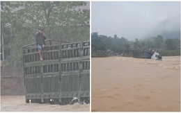 Clip tài xế gọi điện thoại trước khi bị nước lũ cuốn trôi: Cả 100 người vẫn tích cực tìm kiếm