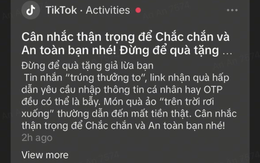 TikTok gửi cảnh báo lừa đảo trực tuyến trực tiếp trong ứng dụng