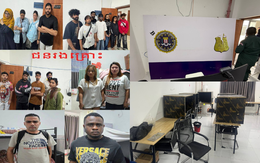 24 buồng gọi, 19 hộ chiếu, 20 điện thoại và phông nền FBI: Đột kích bên trong hang ổ lừa đảo xuyên quốc gia tại Campuchia