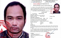 Quyết định truy nã Bùi Xuân Giang