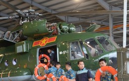 Trực thăng quân đội sẵn sàng bay cứu hộ, cứu nạn các tỉnh Nam Trung Bộ