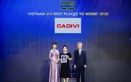 CADIVI được vinh danh trong Top 20 “Nơi làm việc tốt nhất Việt Nam 2025”