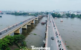 Toàn cảnh cầu Bình Triệu 1 sau khi được 'thần đèn' nâng tĩnh không