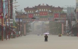 Ngập lụt nặng ở Thái Lan: Báo động đỏ, 103 khu dân cư phải sơ tán