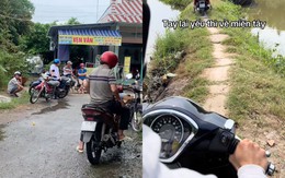 Nhìn cảnh này mới biết tại sao phụ nữ miền Tây 10 người hết 7 người không biết chạy xe máy