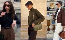 Phụ nữ Pháp đang mê mẩn trang phục màu nâu, mix đồ sang thế này không tham khảo quá phí