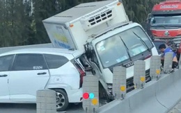 Hiện trường vụ tai nạn liên hoàn trên tuyến cao tốc TPHCM - Trung Lương