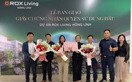 Pháp lý minh bạch, ROX Living Hồng Lĩnh gây chú ý trên thị trường