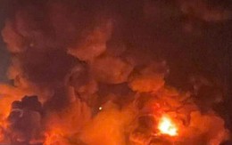 Cháy lớn tại khu công nghiệp ở Bắc Ninh