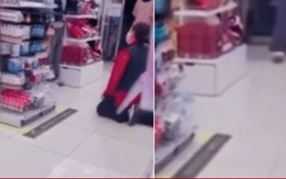 Phẫn nộ cảnh nhân viên cửa hàng phải quỳ xin lỗi sau khi nhắc nhở trẻ con