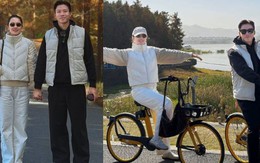 Đội trưởng tuyển Việt Nam nắm tay vợ Hoa khôi đại học Vinh viral khắp cõi mạng, vibe ngoài 30 vẫn quá đẹp, quá tình