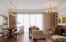 Thiết kế nội thất phong cách Âu Mỹ cho căn hộ 110m2