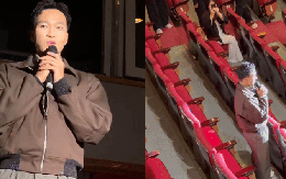 Diễn viên Mưa đỏ bật khóc khi tổ chức fanmeeting không bán được vé, hàng ghế trống nhan nhản
