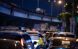 Đây là cảnh tượng tại tuyến đường qua khu chung cư Kim Văn - Kim Lũ (Hà Nội), 2 ngày sau thông tin lắp camera phạt nguội