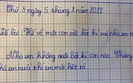Bài văn tả con vật của học sinh tiểu học khiến cô giáo đọc xong chỉ biết lắc đầu: "Cho em 1 điểm viết, 9 điểm thật thà"