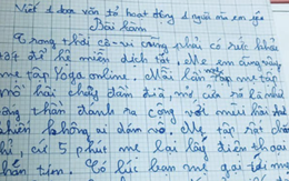 Bài văn tả mẹ của học sinh lớp 5 khiến mẹ ngượng chín mặt, chỉ muốn nhắn tin từng người để đính chính