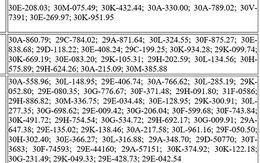 56 chủ xe vượt đèn đỏ có biển số sau nhanh chóng nộp phạt nguội theo Nghị định 168