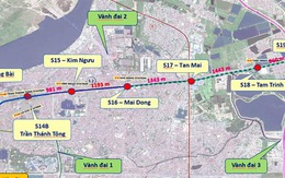 Tuyến metro số 3, đoạn ga Hà Nội - Hoàng Mai dài 8,7 km với tổng vốn đầu tư hơn 40.500 tỷ đồng, dự kiến khởi công chậm nhất đầu năm 2027