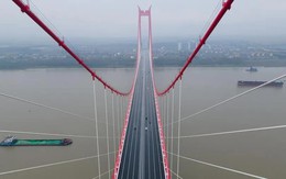 Trung Quốc chính thức thông xe cầu dây văng 2 tầng đầu tiên trên thế giới