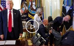 Đại diện hãng dược ngất xỉu khi ông Trump công bố thỏa thuận giảm giá thuốc