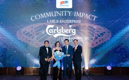 Carlsberg Việt Nam được vinh danh với Giải thưởng “Doanh nghiệp vì cộng đồng”