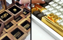 Công ty công nghệ chơi lớn, tặng nhân viên nút bàn phím bằng vàng ròng