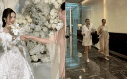 Dàn sao đổ bộ đám cưới Đỗ Hà: Đỗ Mỹ Linh đơn giản mà sang hết nấc, Lương Thuỳ Linh và dàn Hoa - Á hậu đọ sắc tưng bừng