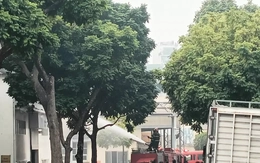 Cháy tại nhà máy bia Hà Nội