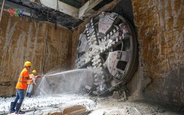 Máy đào hầm "Thần Tốc" về đích, hoàn thành khoan 4 ga ngầm tuyến Metro Nhổn - ga Hà Nội