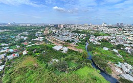 Cận cảnh 'nút thắt' Vành đai 2 TP.HCM trước ngày tái khởi động