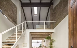 Nhà ống mở rộng công năng lên 100m2 nhờ gác lửng