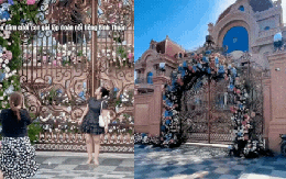 Lại thêm một đám cưới của ái nữ tập đoàn: Cứ nhìn cổng hoa và tòa lâu đài phía sau là biết!