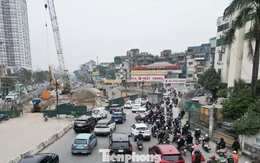 Được yêu cầu dỡ rào trước 25/12, hầm chui Vành đai 2,5 đang thi công ra sao?