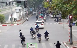 Sau 3 ngày hoạt động, Camera AI ở Hà Nội phát hiện gần 400 trường hợp vi phạm giao thông