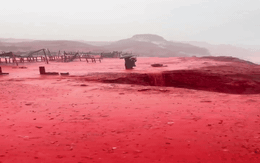 "Mưa máu" nhuộm đỏ cả bãi biển, người dân sợ hãi nghĩ đến lời tiên tri về ngày tận thế