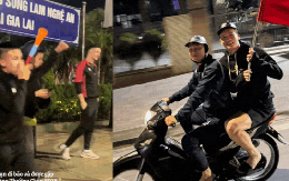 Bắt gặp Quang Hải lao ra đường ăn mừng U22 Việt Nam vô địch: Người tạo trend "đi bão" nay được đi bão rồi!