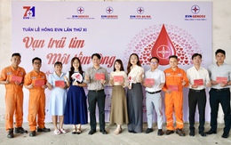 Tuần lễ Hồng EVN lần thứ XI: EVNGENCO3 trao đi 400 đơn vị máu
