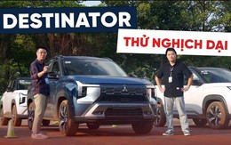 Cầm lái Mitsubishi Destinator: 6 bài sa hình ‘khét lẹt’ này biết luôn xe cầu trước 1.5L 7 chỗ thật sự sẽ thế nào!
