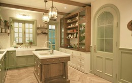 Căn bếp xanh bơ đậm chất cottagecore khiến các bà nội trợ phát 'cuồng'
