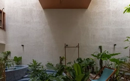 Thiết kế bể bơi giữa ngôi nhà cho gia chủ thư giãn cùng thiên nhiên