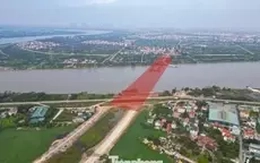 Toàn cảnh công trường thi công cầu Mễ Sở rộng 4 làn xe nối Hà Nội - Hưng Yên.