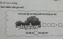 Bài toán tiểu học khiến phụ huynh phải lên mạng hỏi vì dữ liệu được "giấu" trong bụi cây