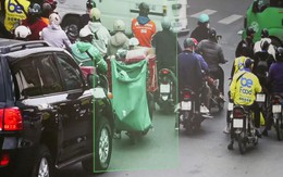 Hà Nội: Xử lý nghiêm các shipper chở hàng che khuất biển số “né” camera AI