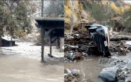 Mỹ hứng mưa lũ kinh hoàng tuần lễ Giáng Sinh, California ngập trong bùn đất